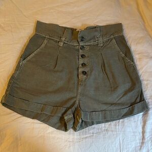 Billabong High-Waisted Khaki Shorts